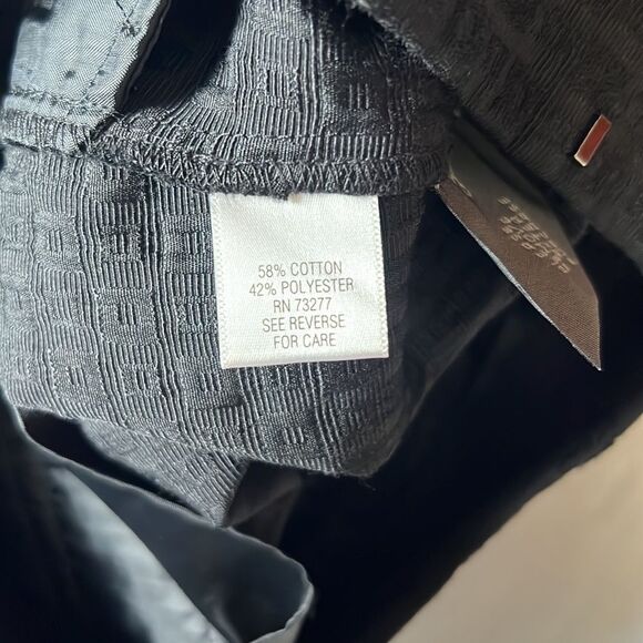 Dana Buchman Women Crop Pants Black Bohemian Rendezvous Size 6 NWT - Picture 9 of 16